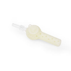 Ritual - 4'' Silicone Nectar Spoon - UV Titanium White - Discreet Smoker