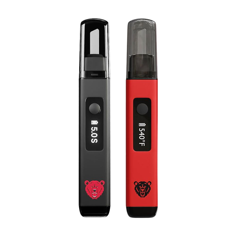 Bear Quartz Trio 3-in-1 Light-Up Hot Knife Heated Loading Tool & IR Thermometer - Discreet Smoker