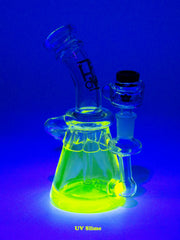 Krave Glass Freeze Recycler Bong - Discreet Smoker