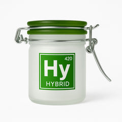 420 HYBRID PERIODIC SYMBOL AIRTIGHT STASH JAR - Discreet Smoker