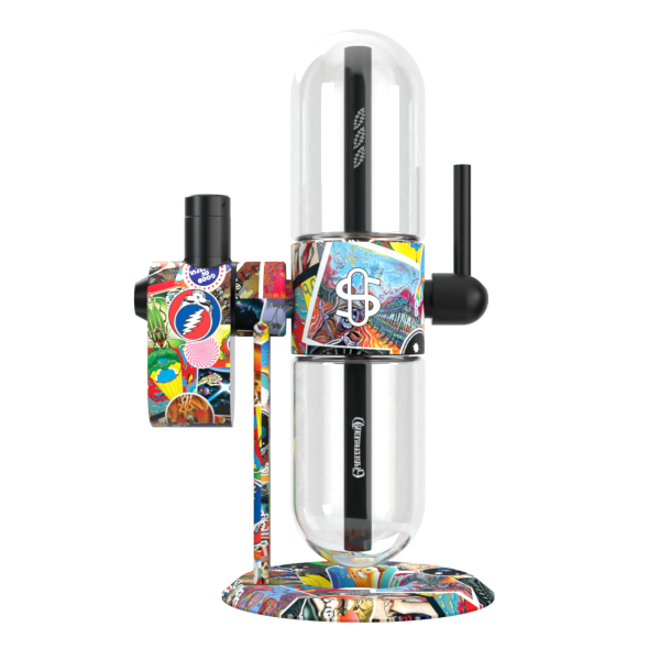 Grateful Dead Modul + Dok Deluxe Travel Set - Legacy Patchwork - Discreet Smoker