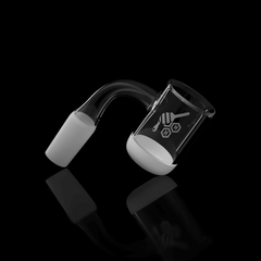 HONEY & MILK BEVEL BOWL QUARTZ BANGER - 90° DEGREE | YL - Discreet Smoker