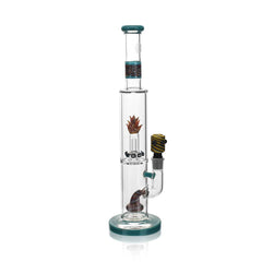 High Society | Cygnus Premium Wig Wag Waterpipe (Turquoise) - Discreet Smoker