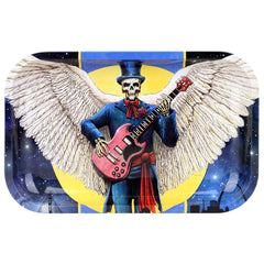 Grateful Dead x Pulsar Metal Rolling Tray - Angel of Music / 11" x 7" - Discreet Smoker