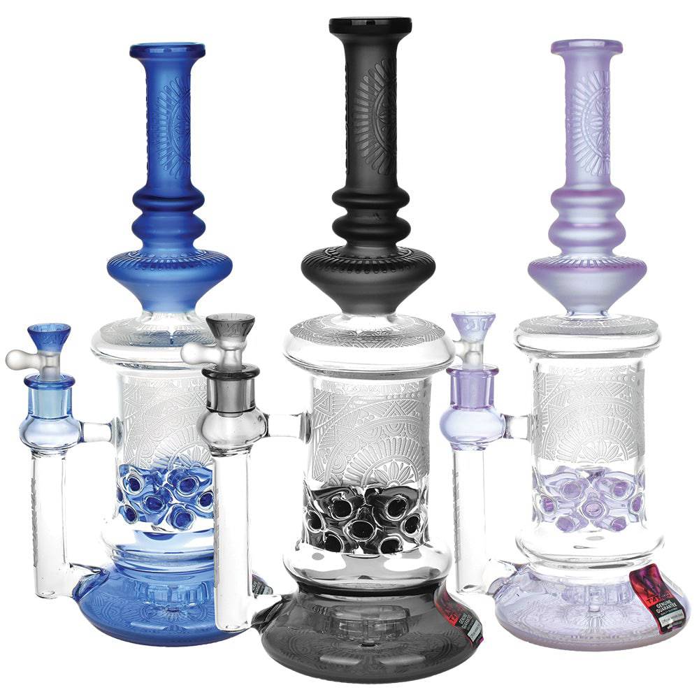 Tataoo Manifest Mandala Water Pipe | 13" | 14mm F - Discreet Smoker