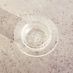 Jane West Twenties Collection Ashtray | Clear - Discreet Smoker