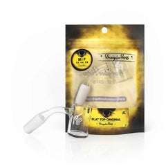 FLAT TOP ORIGINAL QUARTZ BANGER - 45° DEGREE | YL - Discreet Smoker