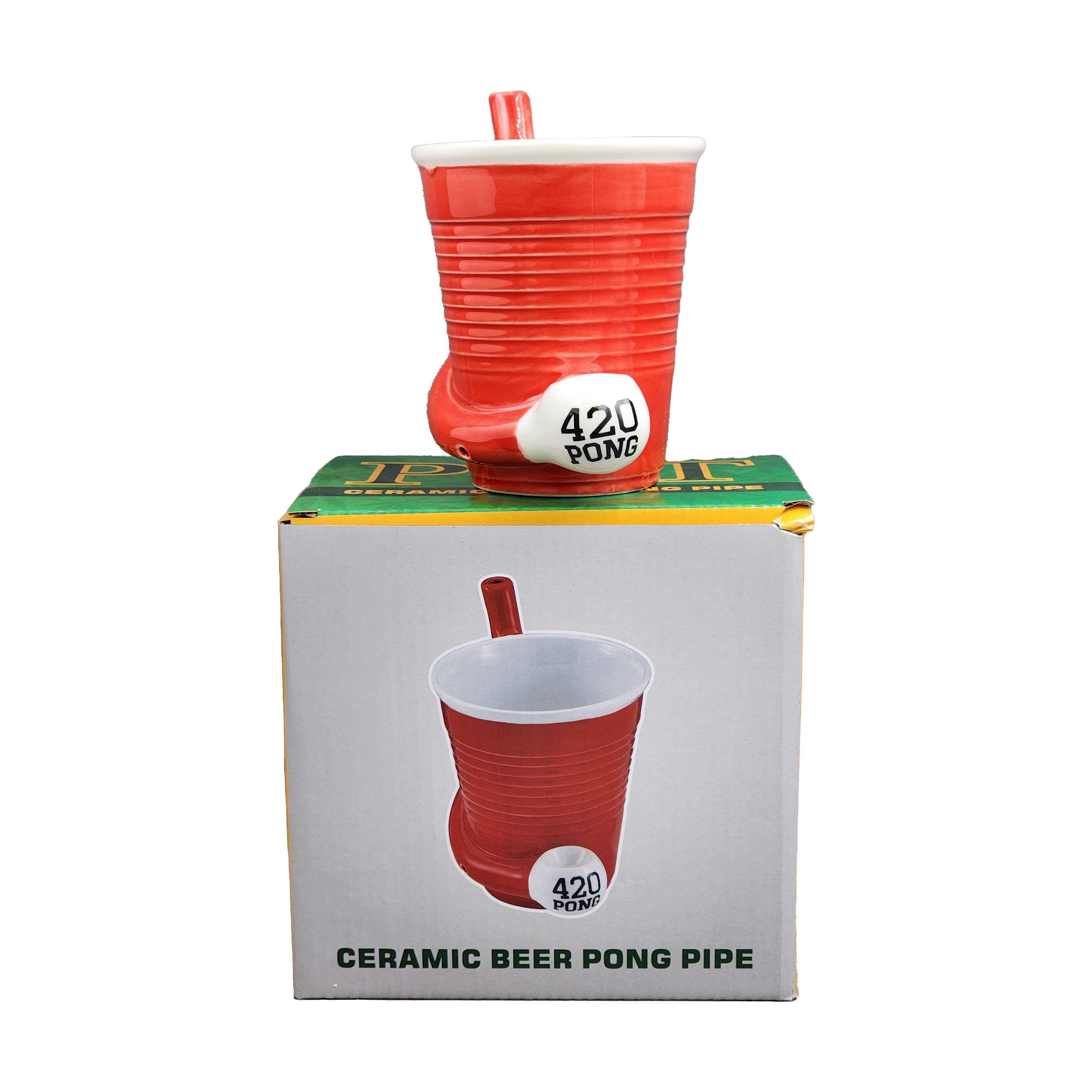 Beer Pong Pipe Mug - Discreet Smoker