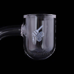 HONEY BEVEL BOWL QUARTZ BANGER - 45° DEGREE | YL - Discreet Smoker