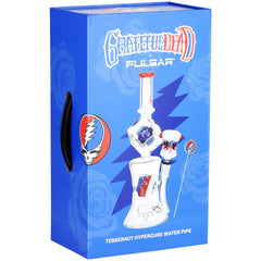 Grateful Dead x Pulsar Tesseract Hypercube Glass Water Pipe - Discreet Smoker