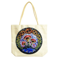 Jute Rope Handled Tote Bag - Discreet Smoker