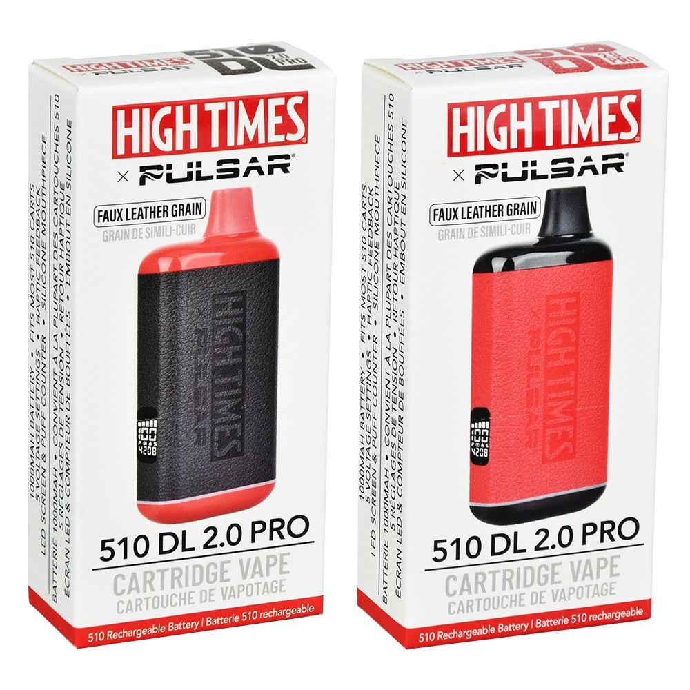 High Times® 510 DL 2.0 Pro Variable Voltage Vape Bar - 1000mAh - Discreet Smoker