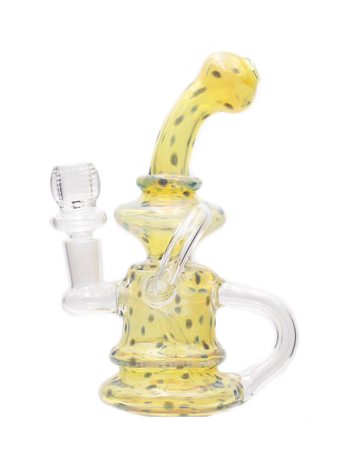 Stratus Glass Tri-Cycler "Spot" Bong - Discreet Smoker