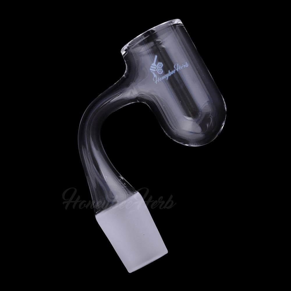 HONEY BEVEL DEEP BOWL QUARTZ BANGER - 90° DEGREE | BL - Discreet Smoker