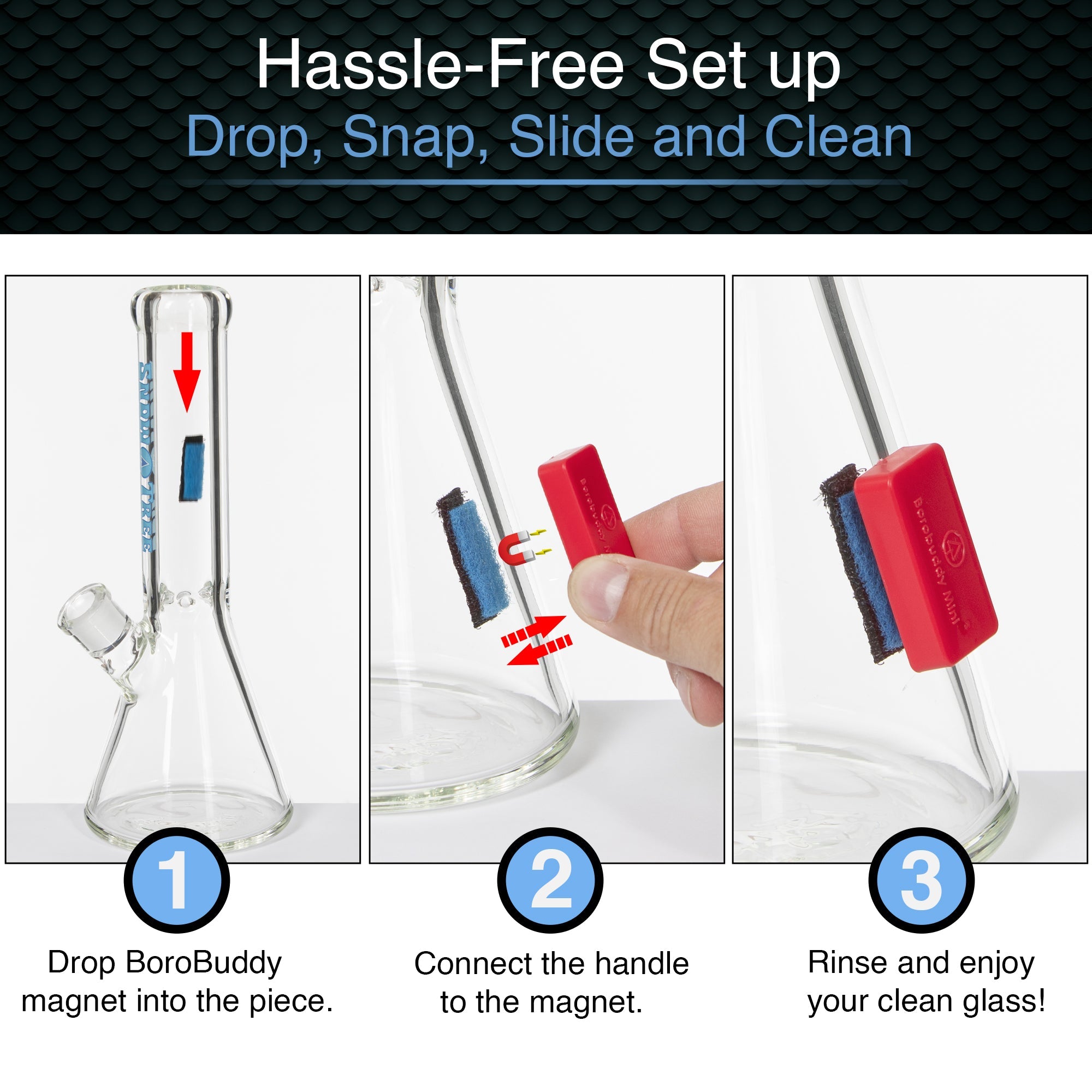 BoroBuddy Mini™ Magnetic Cleaner - Discreet Smoker