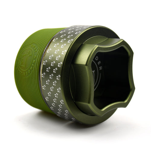 4 Piece Aluminum Herb Grinder | AITH v.I – OG - Repeat Pattern - Discreet Smoker