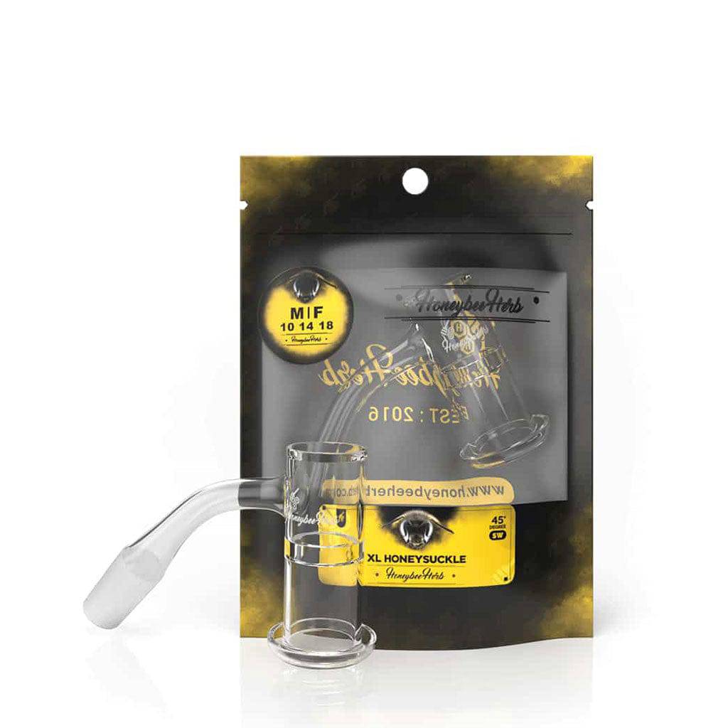 HONEYSUCKLE XL QUARTZ BANGER - 45° DEGREE | BL - Discreet Smoker