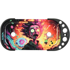 Elevated Metal Rolling Tray & Cone Loader Kit - Wonder Kid / 9.25"x4.2" - Discreet Smoker