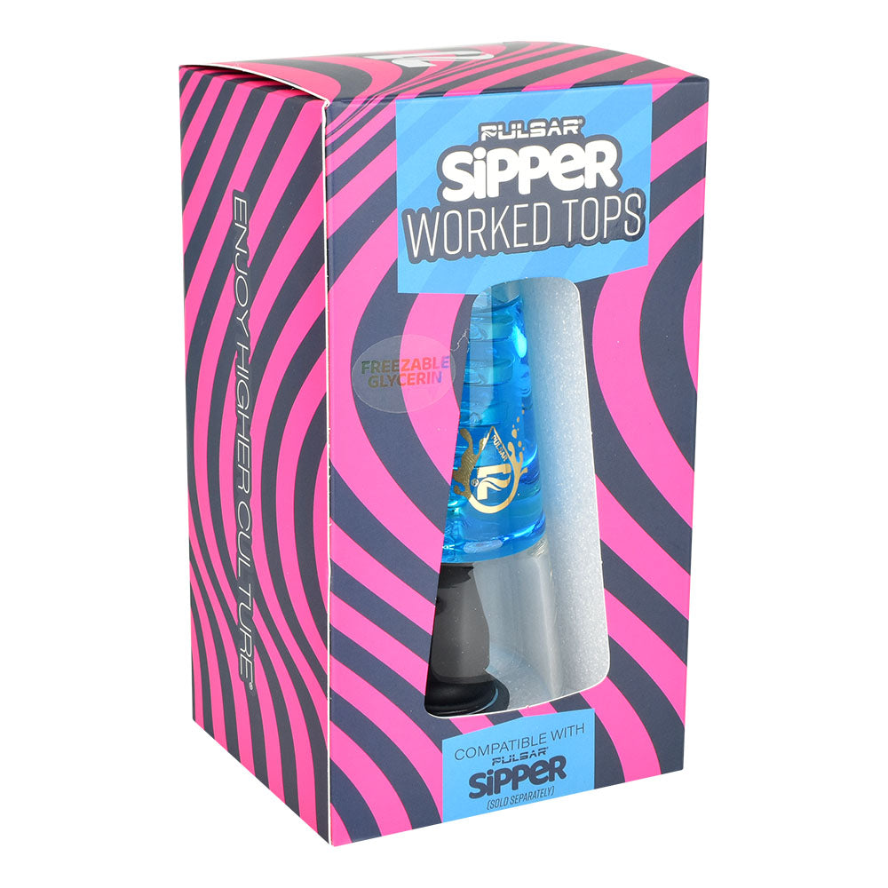 Pulsar Sipper Cup | Glycerin Spiral | 6.75" - Discreet Smoker