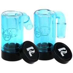 Pulsar Neon Brights Glass Oil Reclaimer | 2.75" | 14mm | Assorted Colors | 4ct Bundle - Discreet Smoker