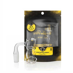 HONEYSUCKLE BUBBLE QUARTZ BANGER - 90° DEGREE | BL - Discreet Smoker