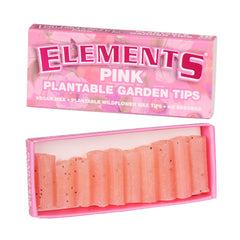 20CT DISPLAY - Elements PINK Plantable Garden Tips - 10pc - Discreet Smoker
