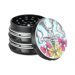 Sean Dietrich White Rabbit Grinder - 4pc / 2.25" - Discreet Smoker