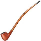 Pulsar Shire Pipes Apple Churchwarden Cherry Wood Tobacco Pipe - Discreet Smoker