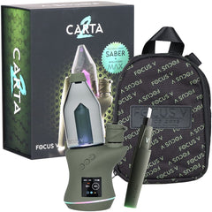 Focus V CARTA 2 eRig MAX Oil Atomizer & Saber Hot Knife Bundle | 2000mAh - Discreet Smoker