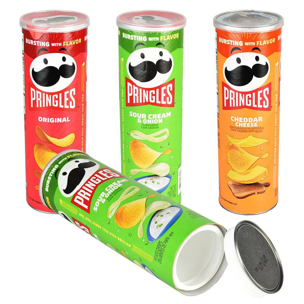 Pringles Chips Diversion Stash Safe - 5.5oz / Flavor Styles Vary - Discreet Smoker