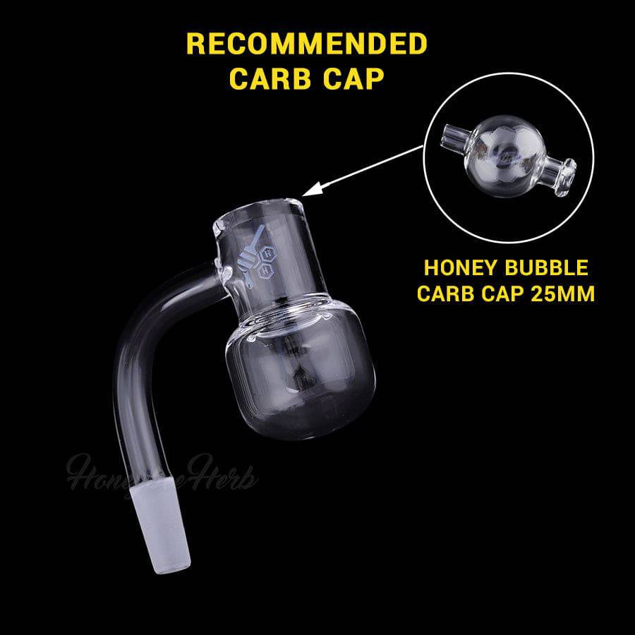 Honeybee Herb Quartz Kettle Banger - 90° - Discreet Smoker