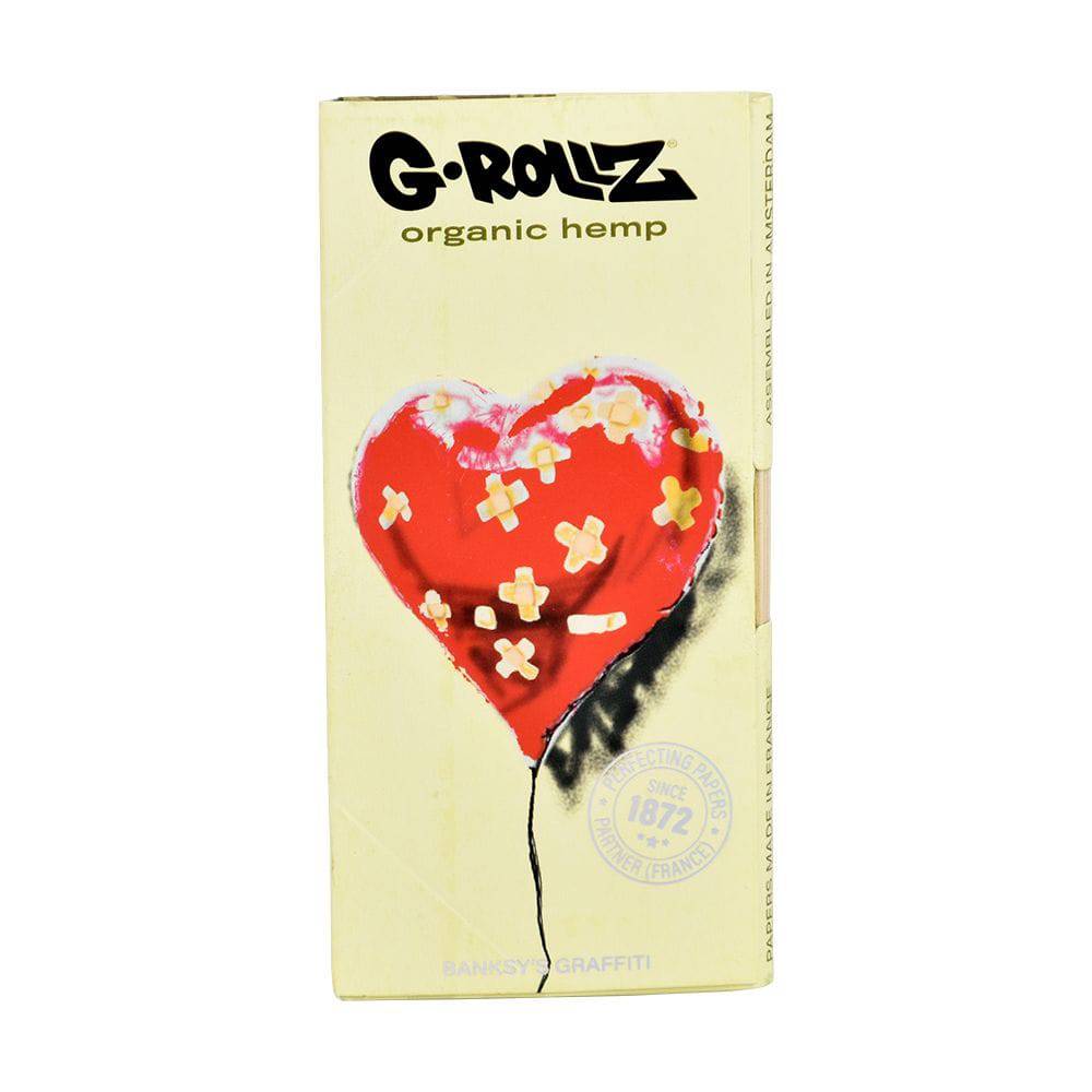 G-ROLLZ x Banksy's Graffiti Papers + Tips | 50pc | King Size | 16pk Display - Discreet Smoker