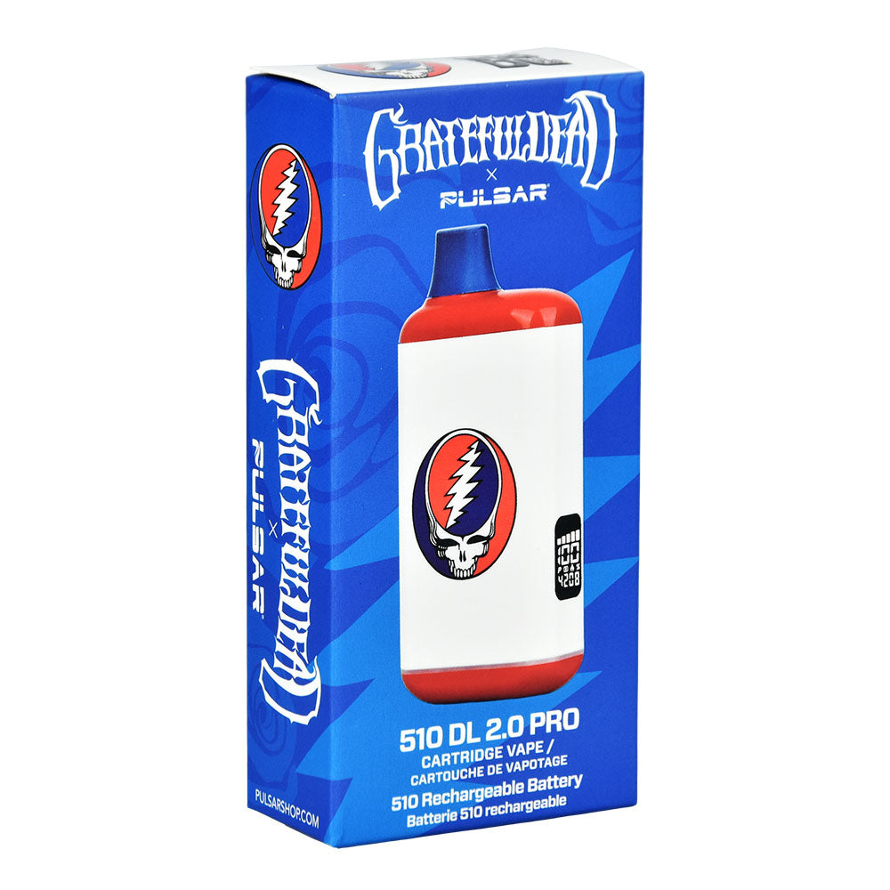 Grateful Dead x Pulsar 510 DL 2.0 Pro Auto-Draw VV Vape Bar | 1000mAh - Discreet Smoker