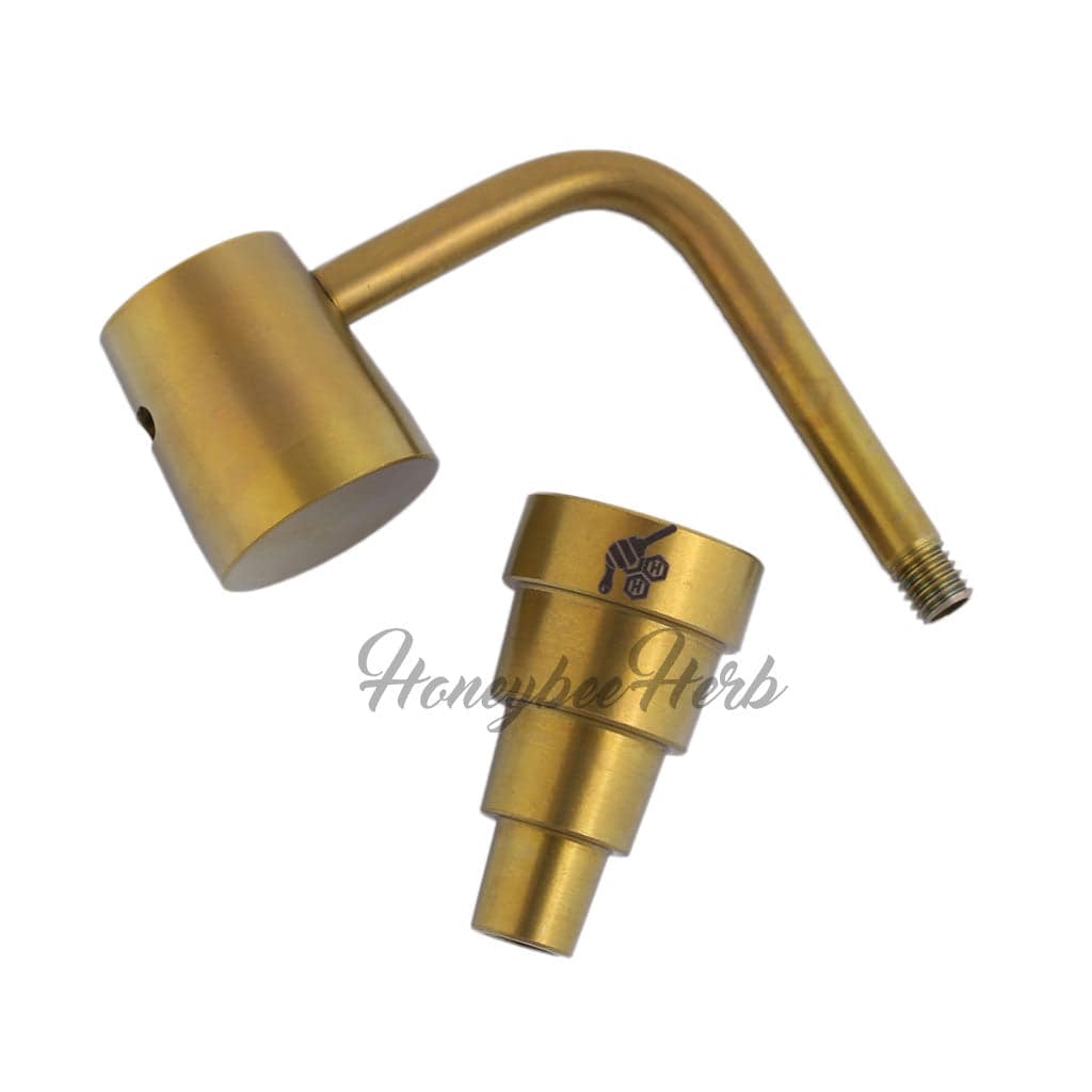TITANIUM 6 IN 1 LONG NECK BANGER DAB NAIL - Discreet Smoker