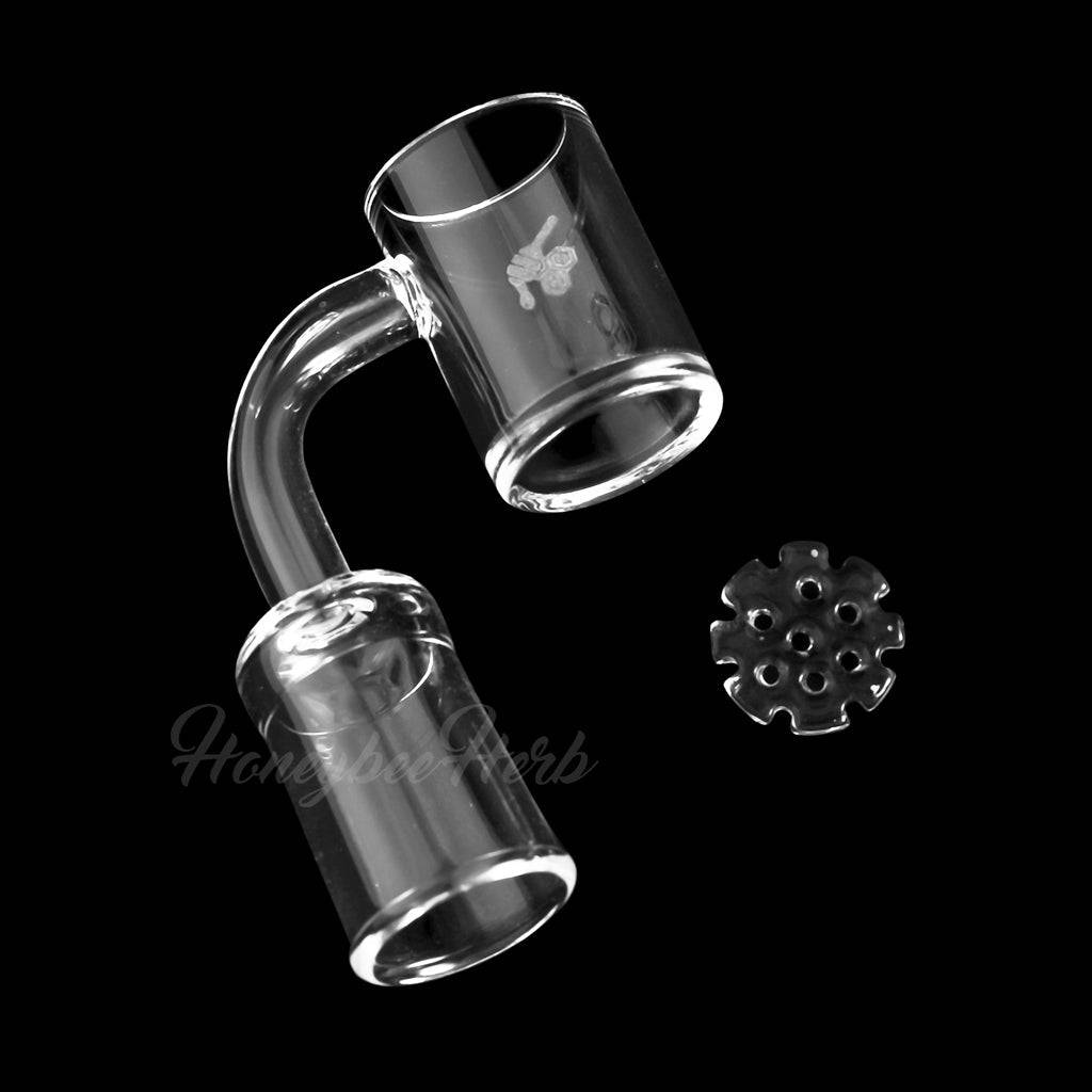HONEY DISC QUARTZ BANGER - 90° DEGREE | YL - Discreet Smoker