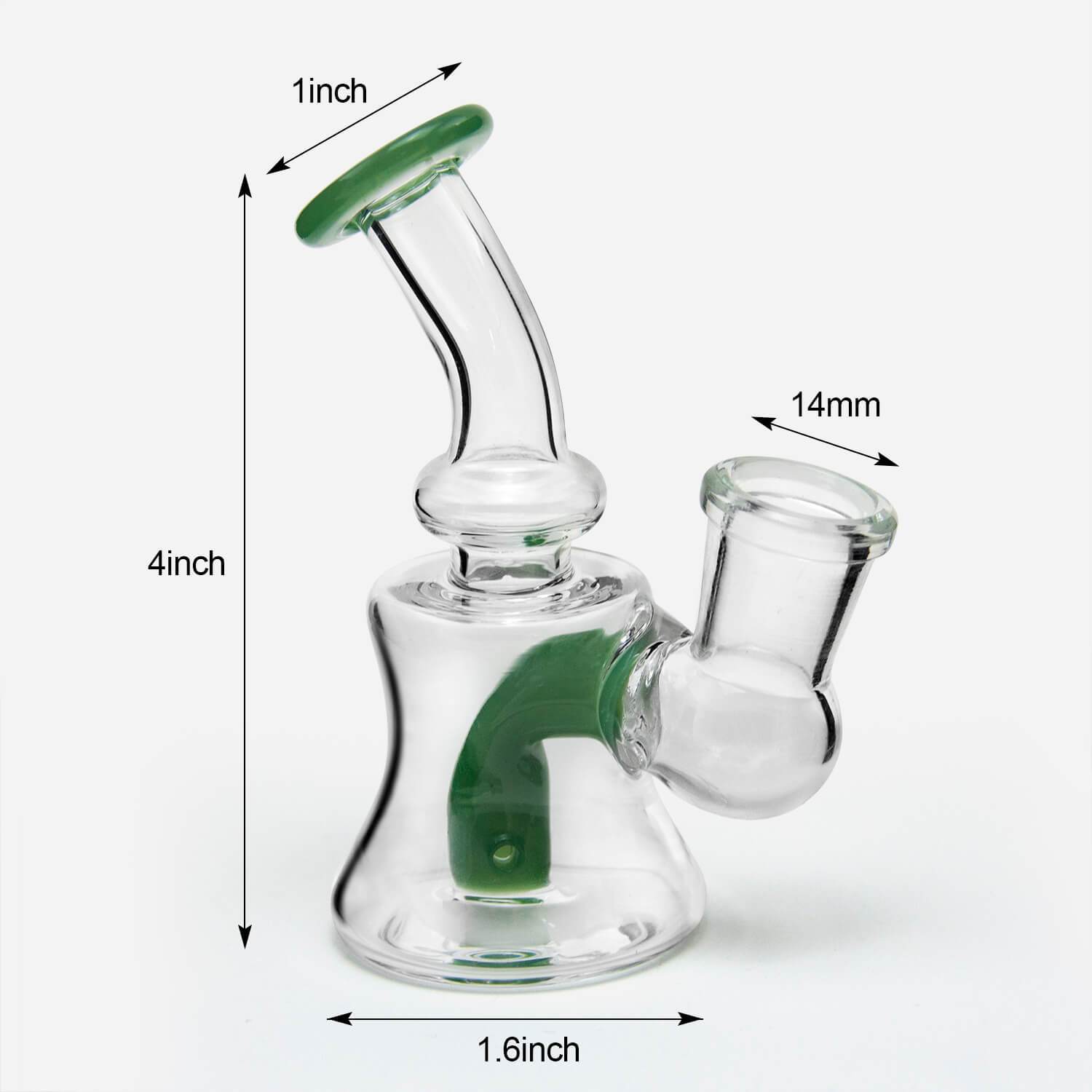 4″ Mini Rig - Discreet Smoker