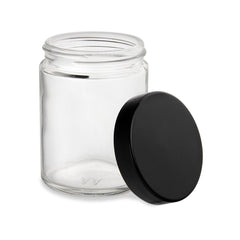 Loud Lock - Glass Jar w/ Lid - 4oz - 100ct - Discreet Smoker