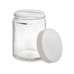 Loud Lock - Glass Jar w/ Lid - 4oz - 100ct - Discreet Smoker
