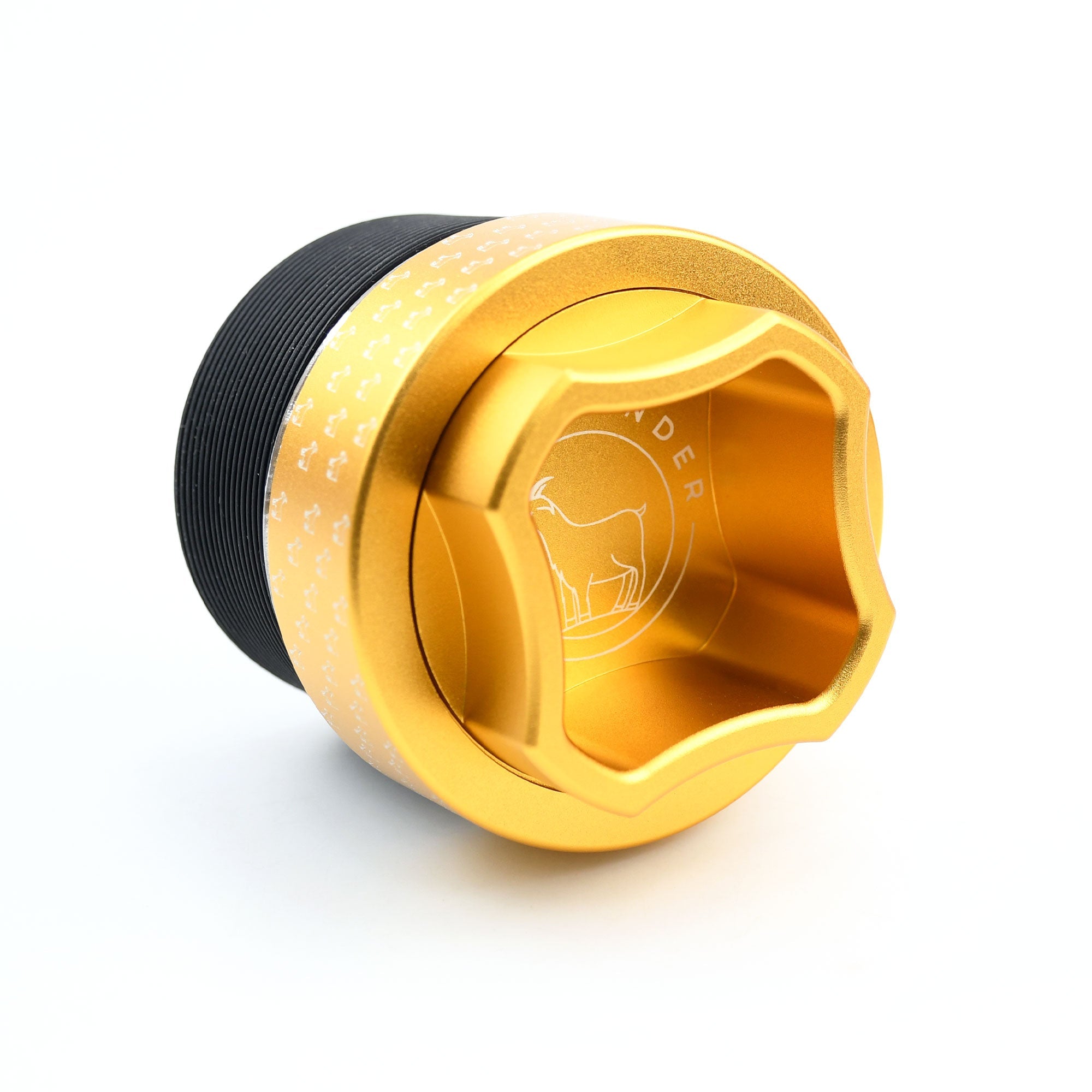 4 Piece Aluminum Herb Grinder | AITH v.I – OG - Repeat Pattern - Discreet Smoker