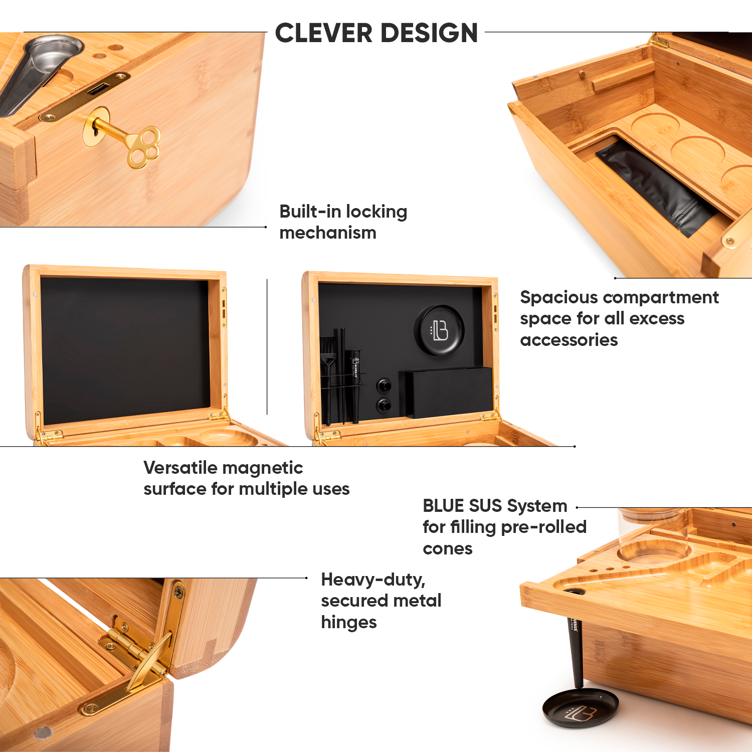 DISCOVERY 1.0 Storage stash Box (Natural) - Discreet Smoker