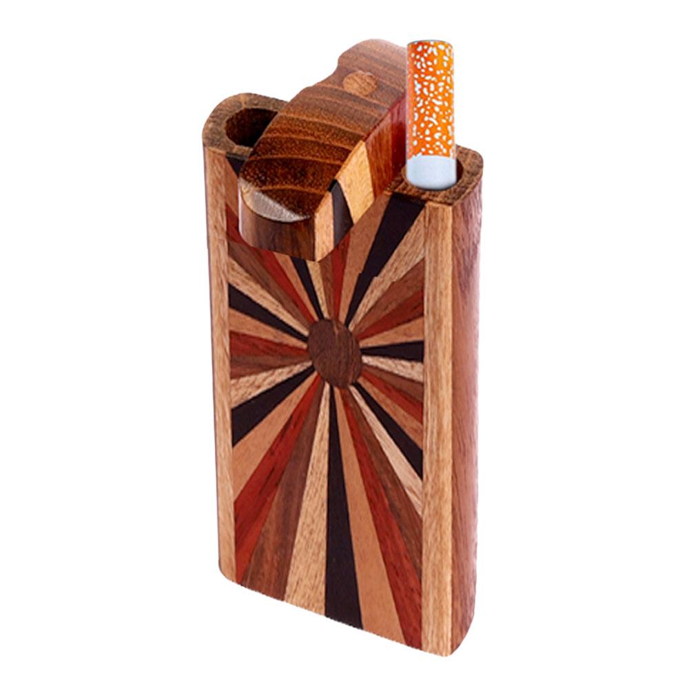 Wood Dugout w/ Horizon Woodworked Design - Discreet Smoker