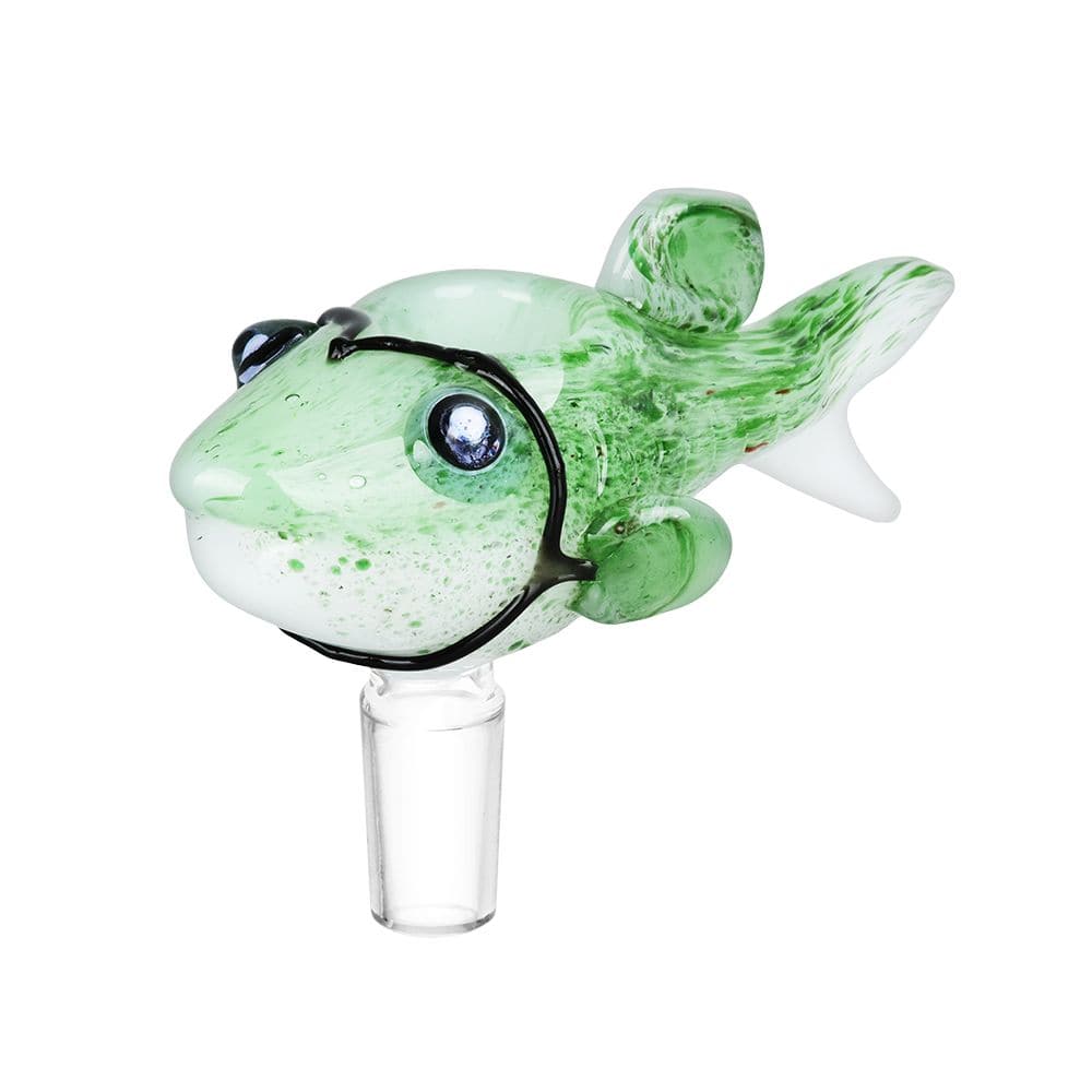 Bass and Furious Glass Herb Slide - 14mm M - Discreet Smoker