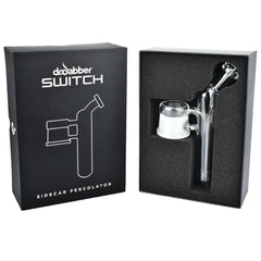 Dr. Dabber Switch Glass Sidecar Percolator Attachment - 9" - Discreet Smoker