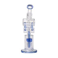 Human Grade Raygun Glass Water Pipe Percolator - Discreet Smoker