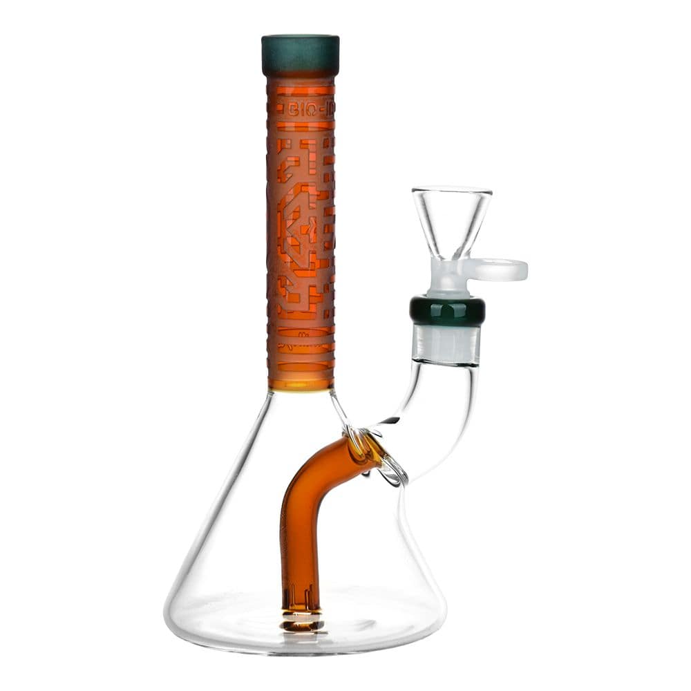 Milkyway Glass Bio-ID Beaker Water Pipe | 7" - Discreet Smoker