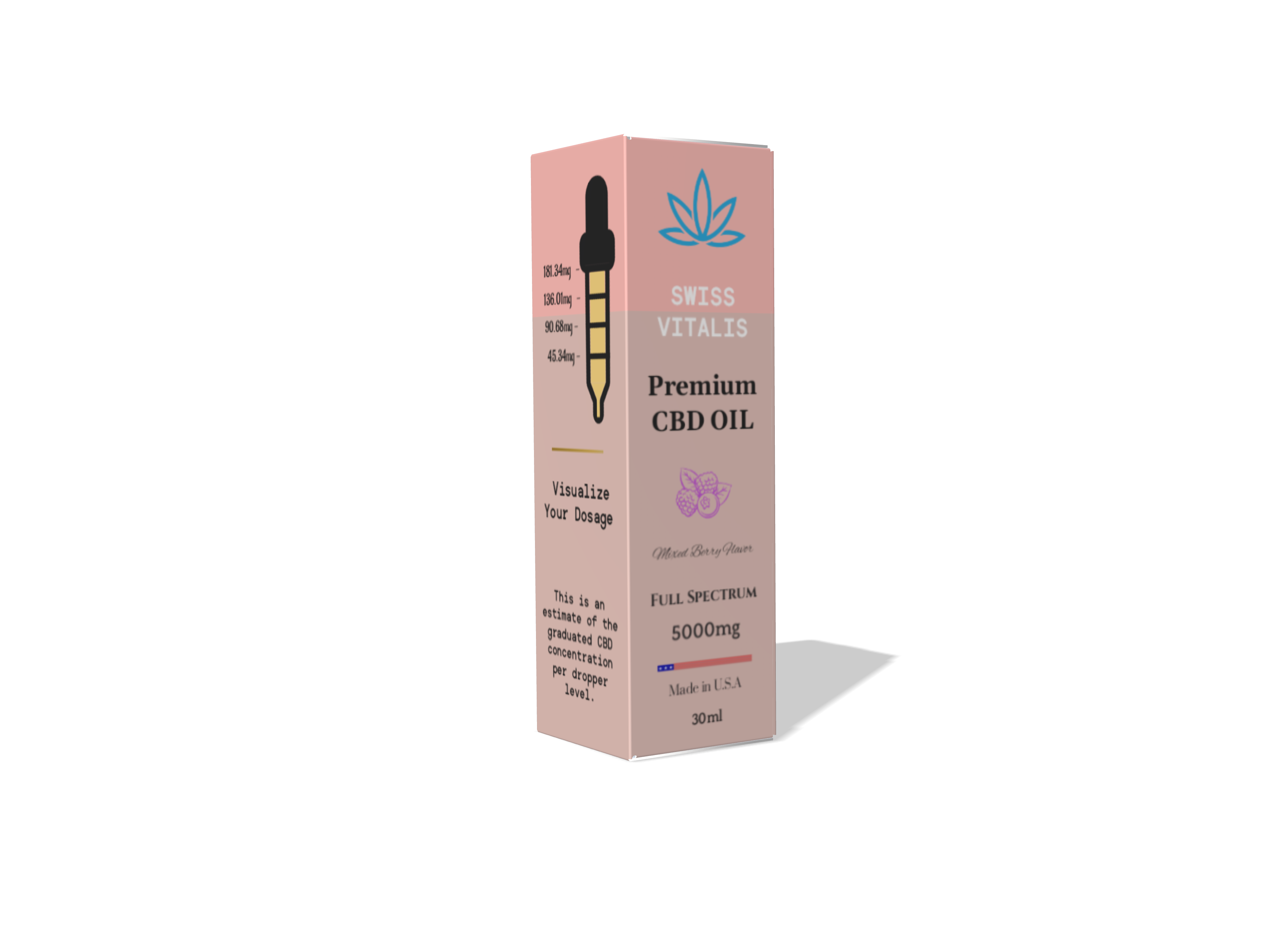 Swiss Vitalis CBD Full Spectrum 5000mg - Discreet Smoker