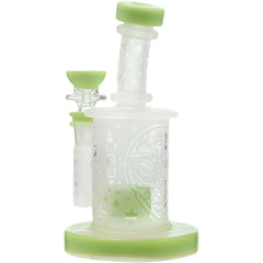 Calibear Sandblasted Flower Of Life Mini Can Bong - Discreet Smoker