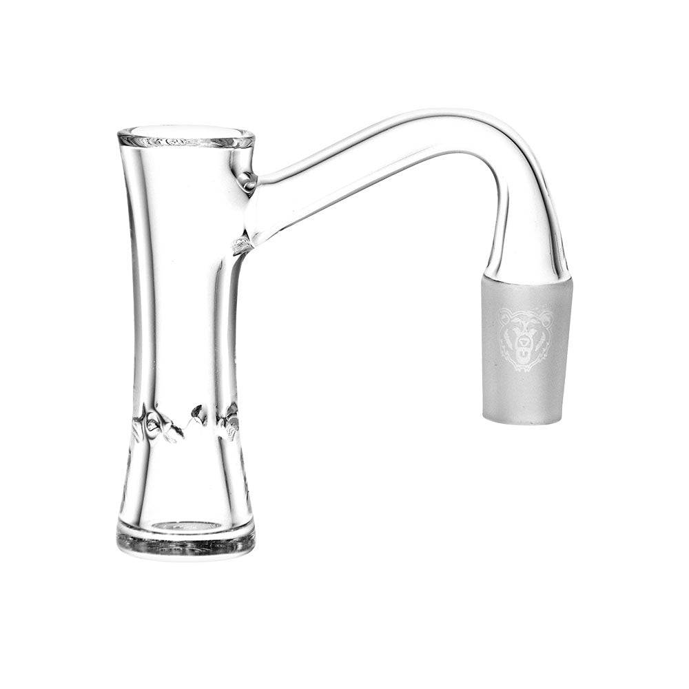 Bear Quartz Lowrider Hourglass Banger | 14mm M - Discreet Smoker