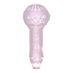 Milkyway Buddha Sandblasted Glass Spoon Pipe | 4.5" - Discreet Smoker