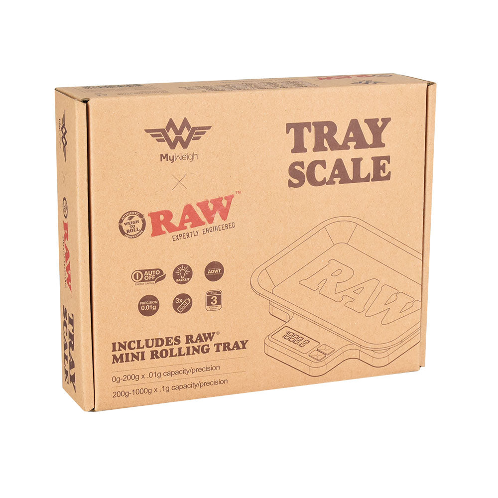 RAW X My Weigh Tray Scale - 1000g / Variable Precision - Discreet Smoker